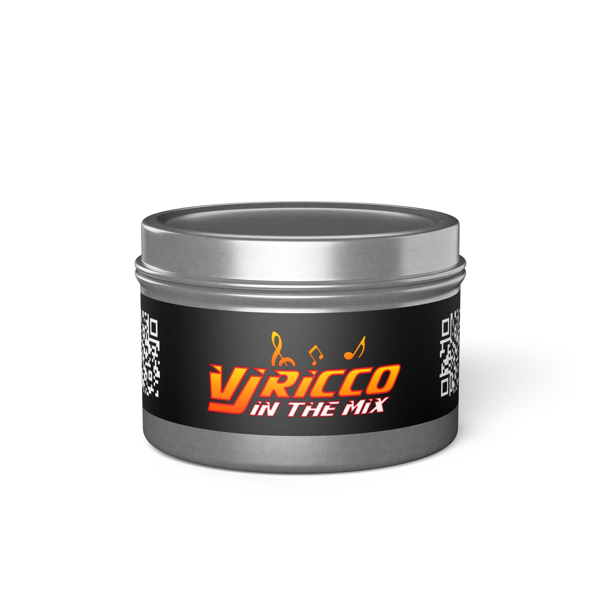 "VJ Ricco" -Themed Tin Candle - Perfect for Relaxation and Gifting